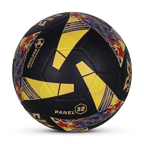 Vector X Stroke 2.0 Machine Stitched 32 Panel Football Rubber Moulded Soccer Ball with Air Pin|Indoor & Outdoor Ball|Training Practice Match Ball