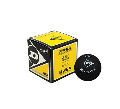 Vector X Dunlop Pro Double Dot Rubber Squash Ball - Standard Size