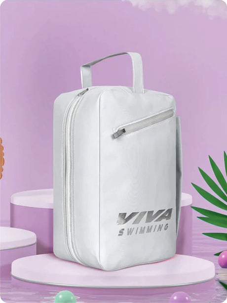 Viva Swimming SEA-Hoax Unisex Spacious Main Compartment kit Bag for Carrying Swimming Accessories Like Goggle, Cap, Kickboard+Extra 1 Side Pocket|Lightweight, Waterproof, Durable