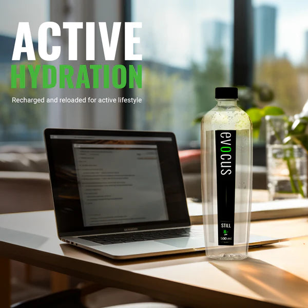 Still water l Alkaline pH 8+ Mineral Water with Electrolytes Drink | Kibi Sports