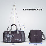 Vector X Classic BFI Approved Adjustable Shoulder Bag for Men - Duffle Gym, Fitness, Carry, Sports & Travel Bag - Sports Kit