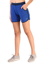 Gym & Running Shorts For Women (Blue Dots)