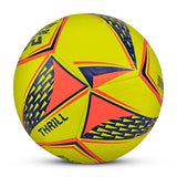 Vector X THRILL 16 Panel EMBOSSED TPU + SR Bladder Machine Stitched Ball|Ideal For Ground, Grass, & Artificial Turf Surface|Match|Training|Practice Soccer Football For Men, Adult, Boys above 15+ Age Size 5 