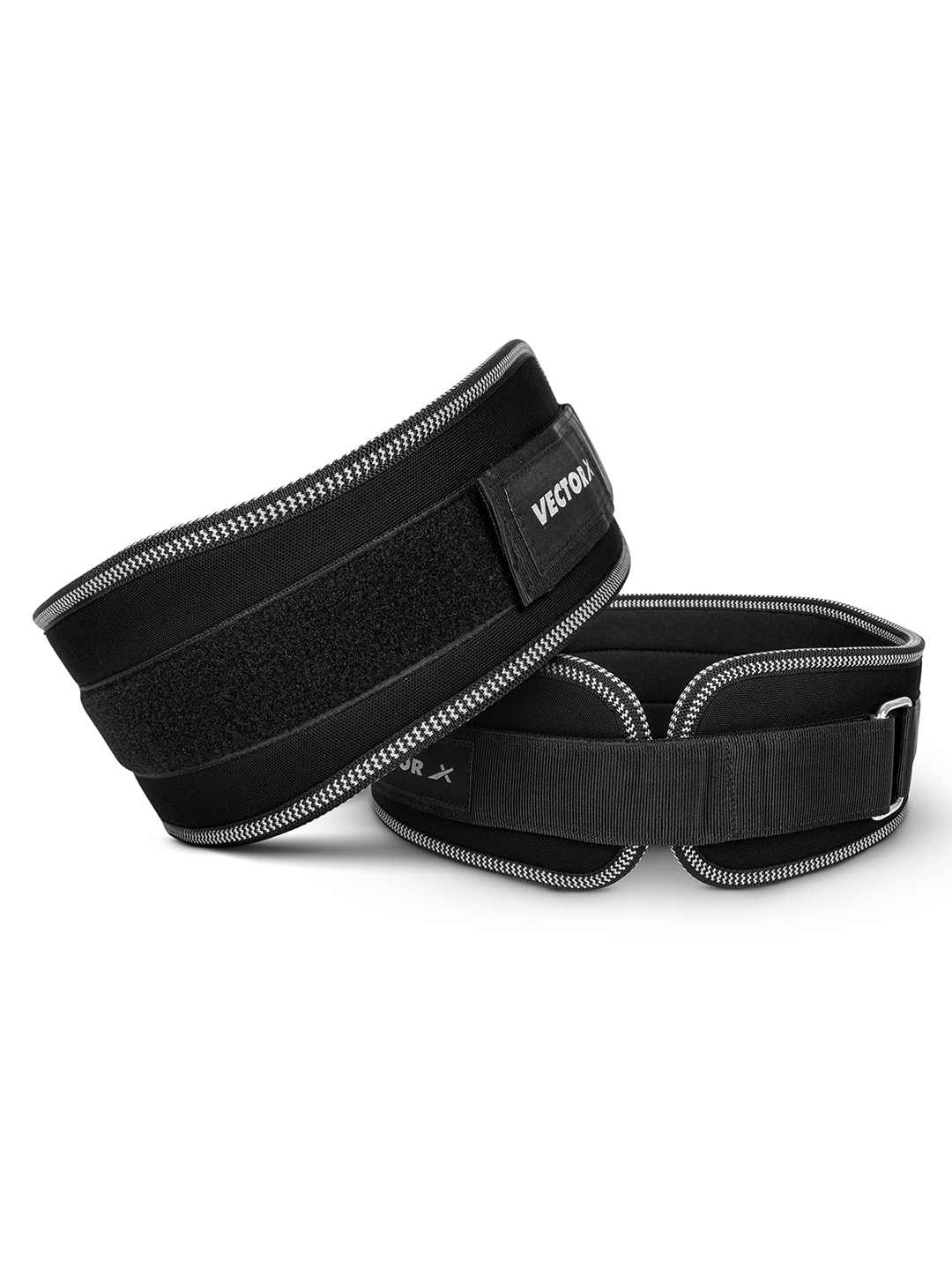 Vector X Level Up 5 Inch Weight Lifting Gym Belt Quick Locking Gym Belt Fitness Weightlifting Belt for Squats, Weightlifting and Strength Training