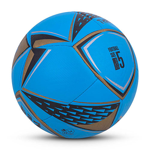 Vector X THRILL 16 Panel EMBOSSED TPU + SR Bladder Machine Stitched Ball|Ideal For Ground, Grass, & Artificial Turf Surface|Match|Training|Practice Soccer Football For Men, Adult, Boys above 15+ Age Size 5 