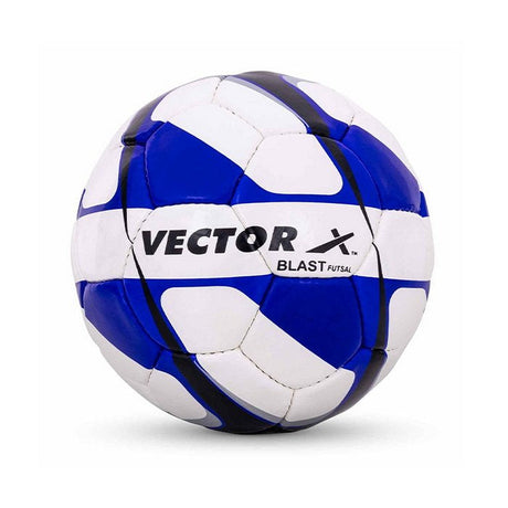 Vector X 32 Panel Blast Shiny PU Pasted Hand Stitched Indoor/Outdoor Futsal Football with Latex Bladder Suitable for Match and Training for Kids 10-14 Years