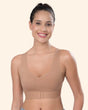 Tweens Invisi-Fit Cotton Seamless Non-Padded Gym Bra - Perfect for Yoga & Low-Impact Workouts