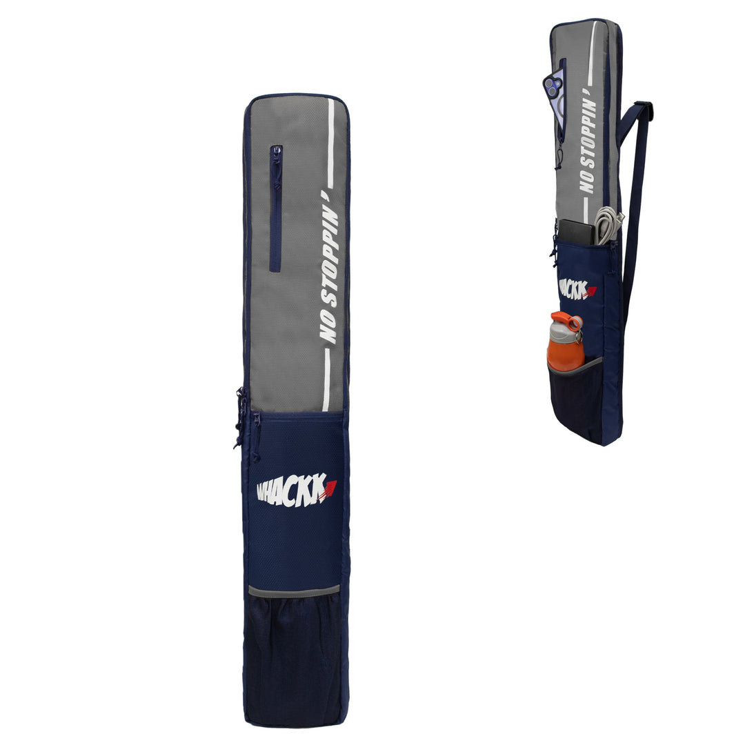 Hayden Grey Cricket Bat Cover Polyester Material, Premium Full Size Cover for Wooden and Plastic Bats with Heavy Duty Stitched Strap
