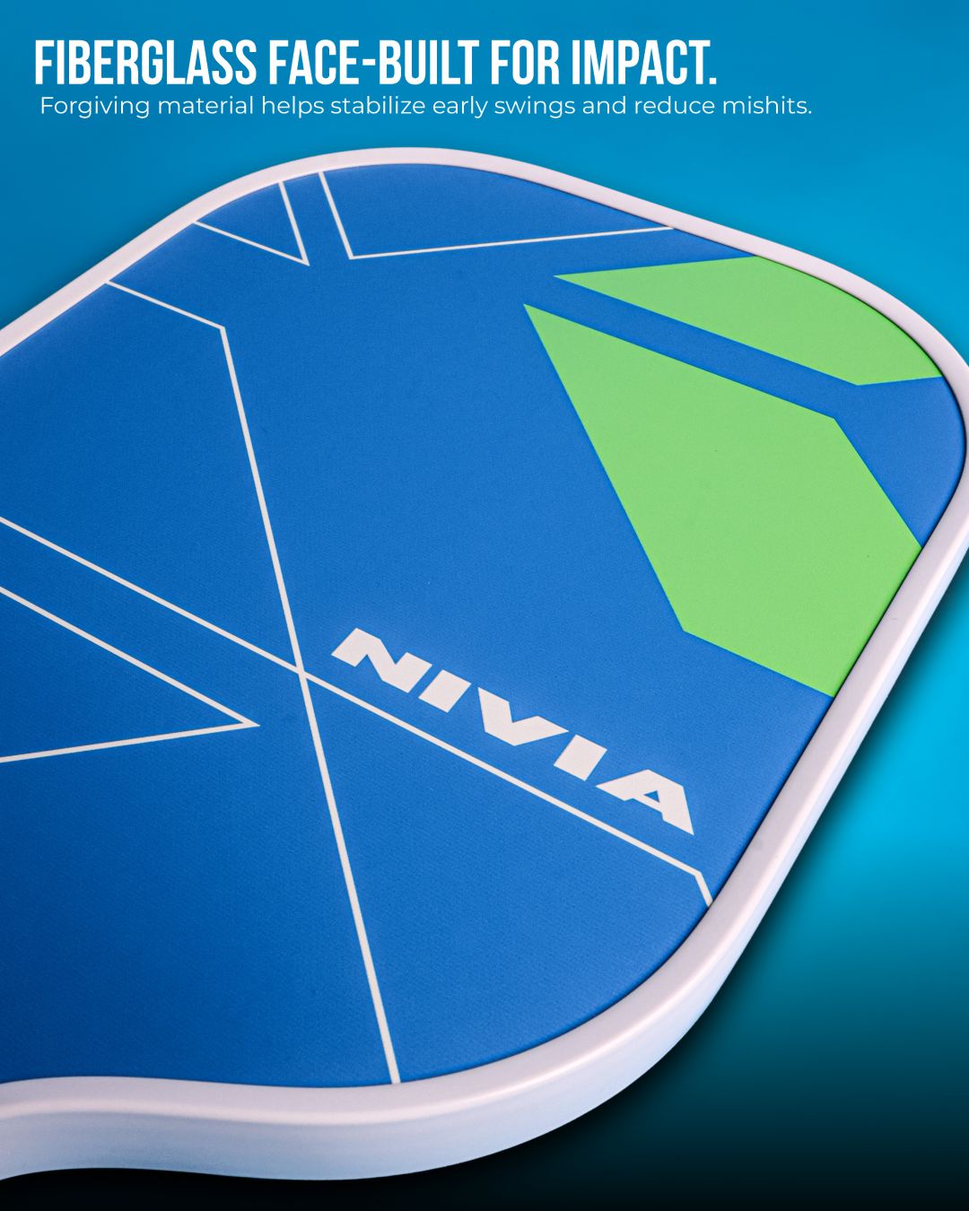 Nivia K-500 Pickleball Paddle - Blue