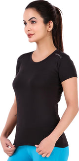 VECTOR X OGT-317 WOMEN'S SMART FIT SPORTS ROUND NECK T-SHIRTS