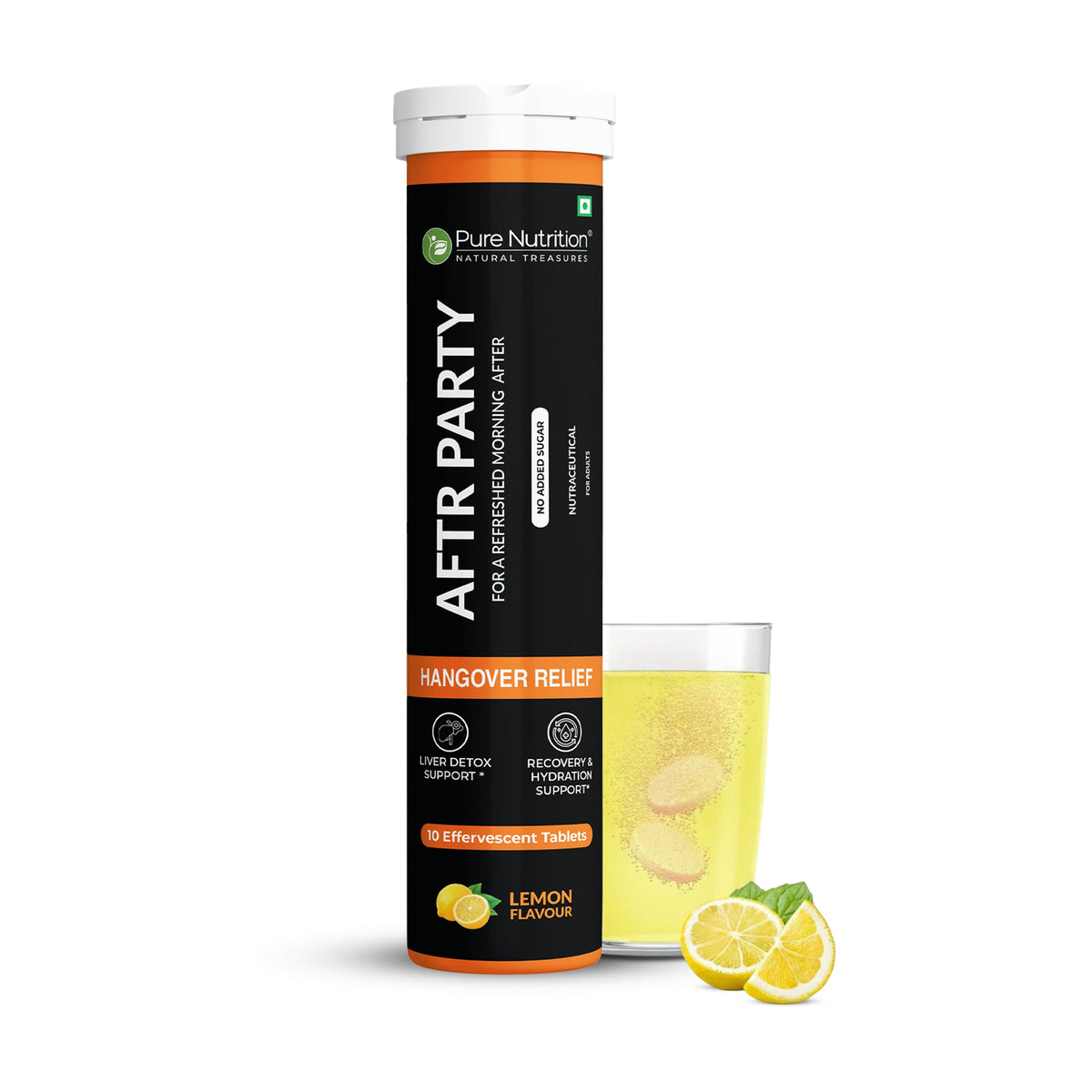 AFTR PARTY Effervescent Tablets Liver Support & Post-Celebration Recovery - Nutrition by Pure Nutrition