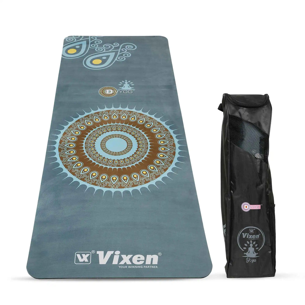 VIXEN YOGA MAT DIVYOG SUEDE 5 MM