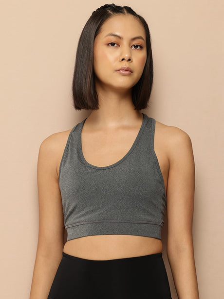 Alcis Women Grey On The Move Bra Top