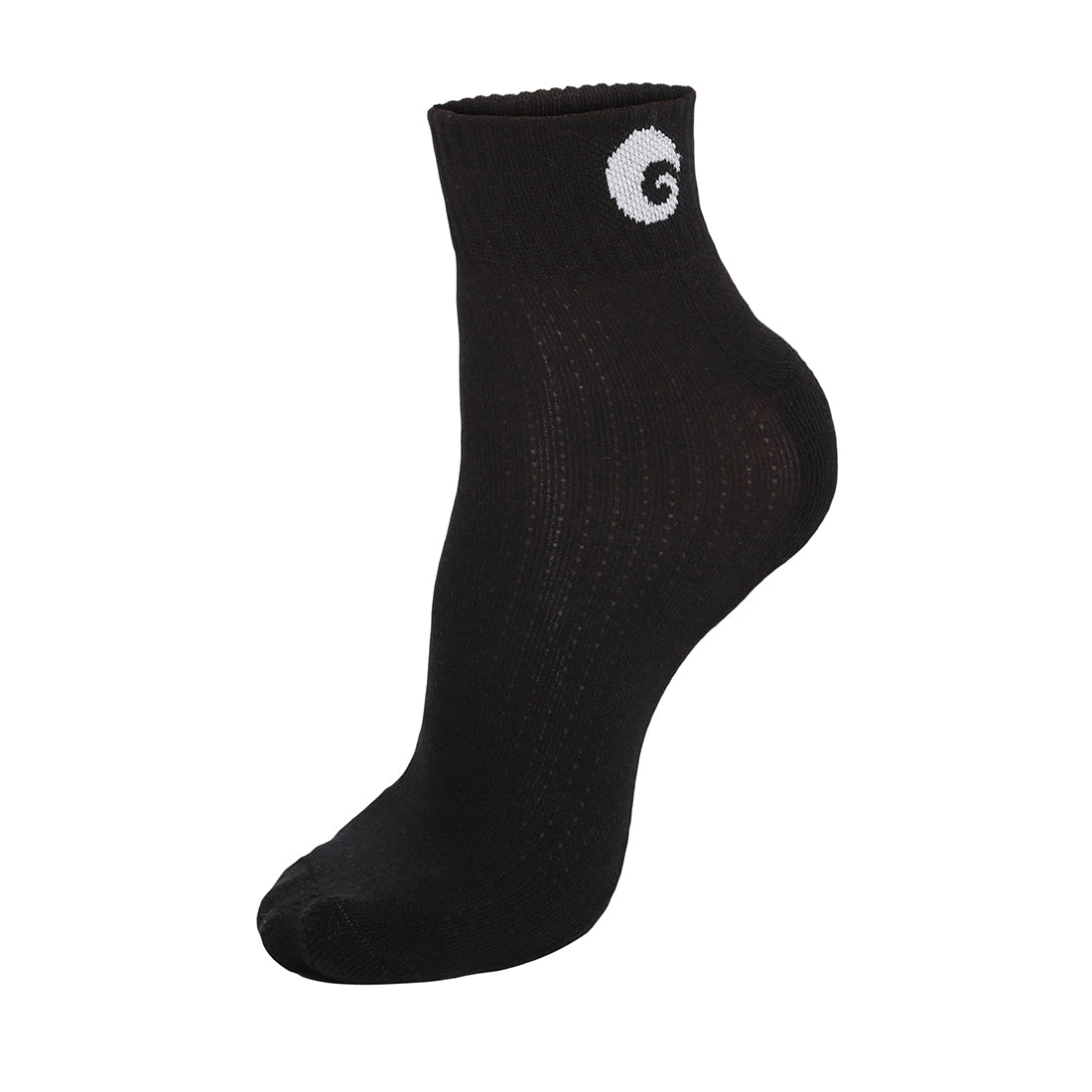 Performance Socks White Grey Black Ankle Size Pack of 3