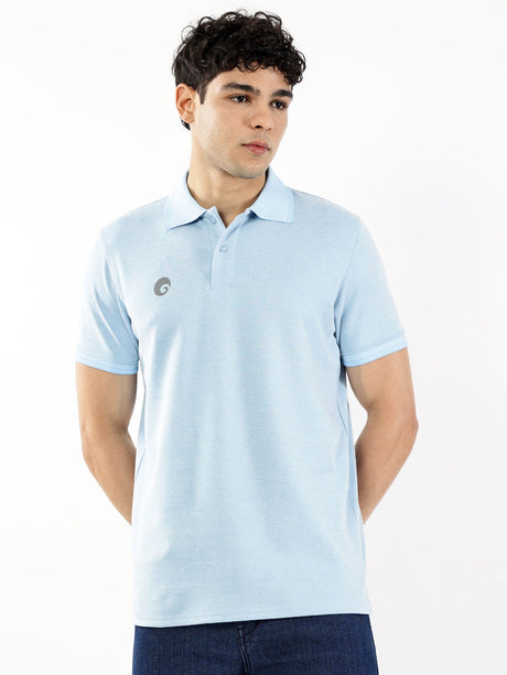 Flex Polo T-shirts SkyBlue | Omtex