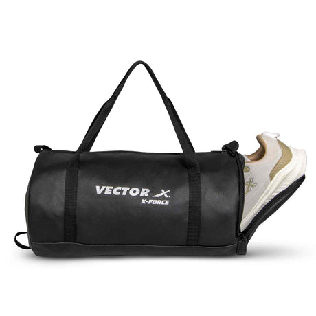 Vector X Leather Gym Bag Duffel Bag Shoulder Bag for Men and Women Carrying Gym Accessories