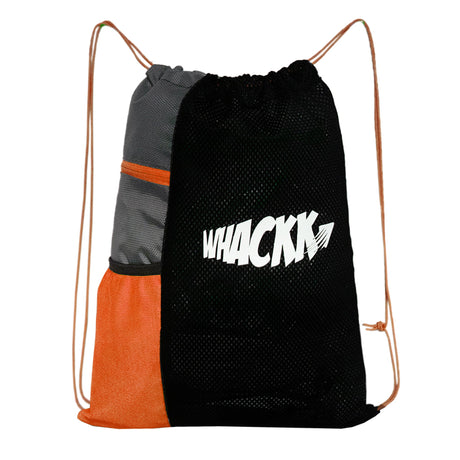 Joss Orange 9L|Sports Bag|Swimming Equipment Bags|Netball Bags|Dry Bags|Drawstring Bag for Shoes & Clothes|Sports Gear|Accessory Pocket |Gym Bag |Tuition Bag|1 Bottle Holder