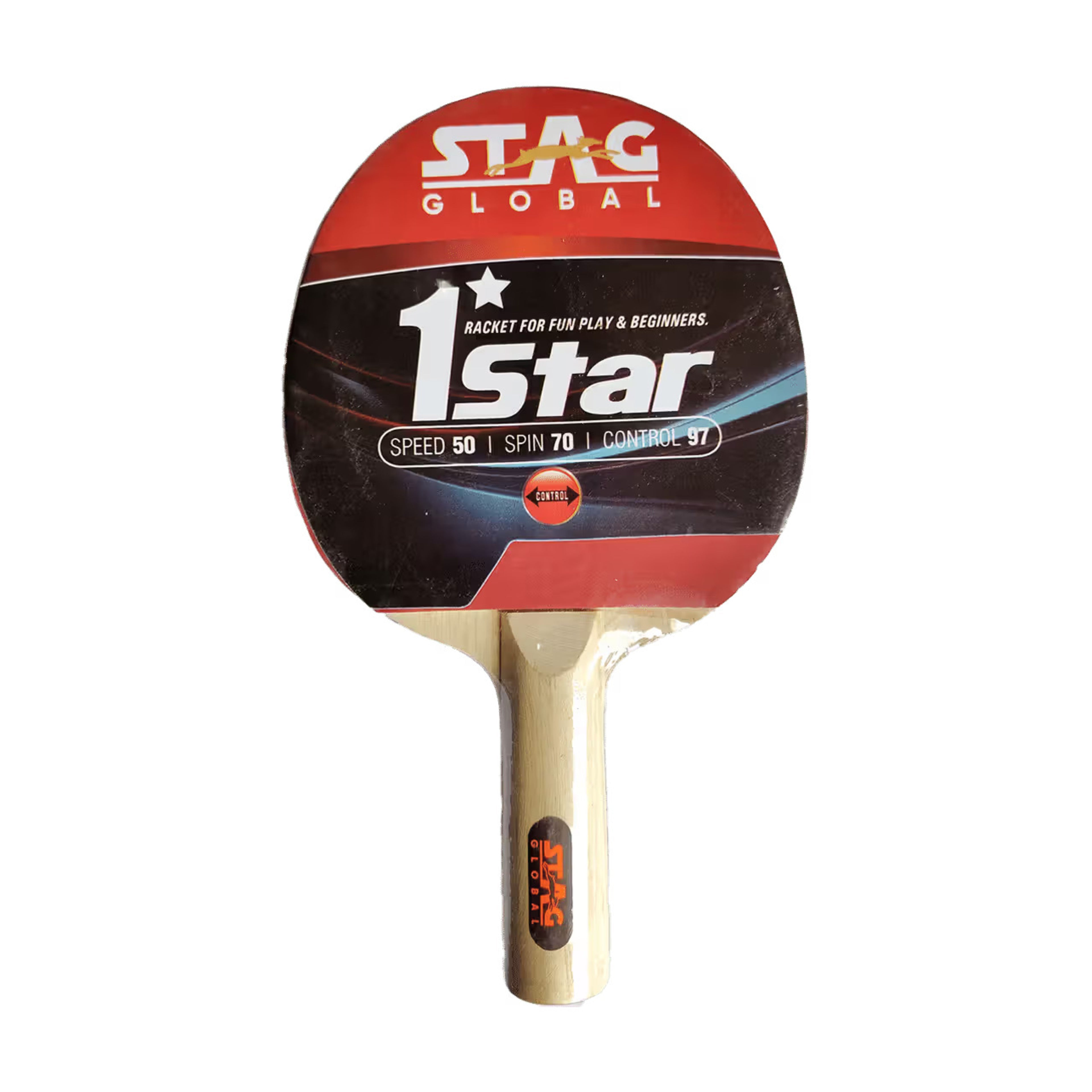 STAG GLOBAL Anywhere Everywhere Table Tennis Playset 2 Rackets & 3 Balls (Ball Colour - White)