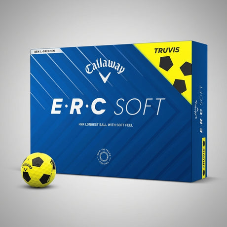 Callaway ERC Soft Truvis Golf Balls - Yellow - bg-swap