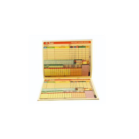 CRICKET SCORING BOOK 60 INNINGS