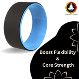 Vedam Yoga Wheel 13 x 5.5 in (Black/Sky)