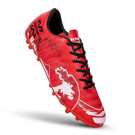 Vector X ACURA PRO High-Performance Turf Shoe Fully Embossed Synthetic Upper|TPU sole Football Shoes For Men