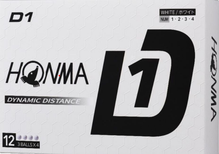 Honma Golf Balls D1 2024 Bt2401 0001 W KIBI Sports