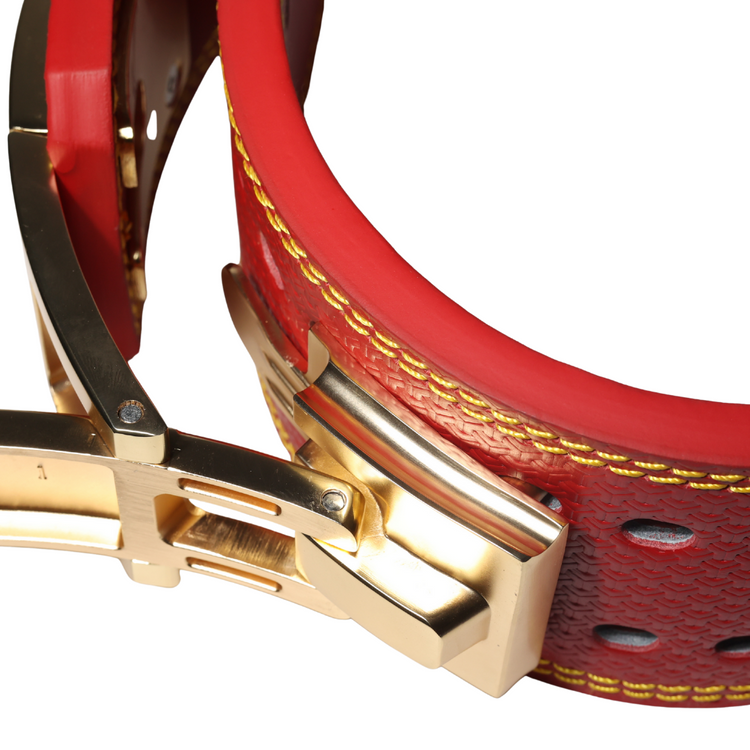 Dragonforged Lever Belt – 13mm Blood Red Powerlifting Belt (Limited Edition)