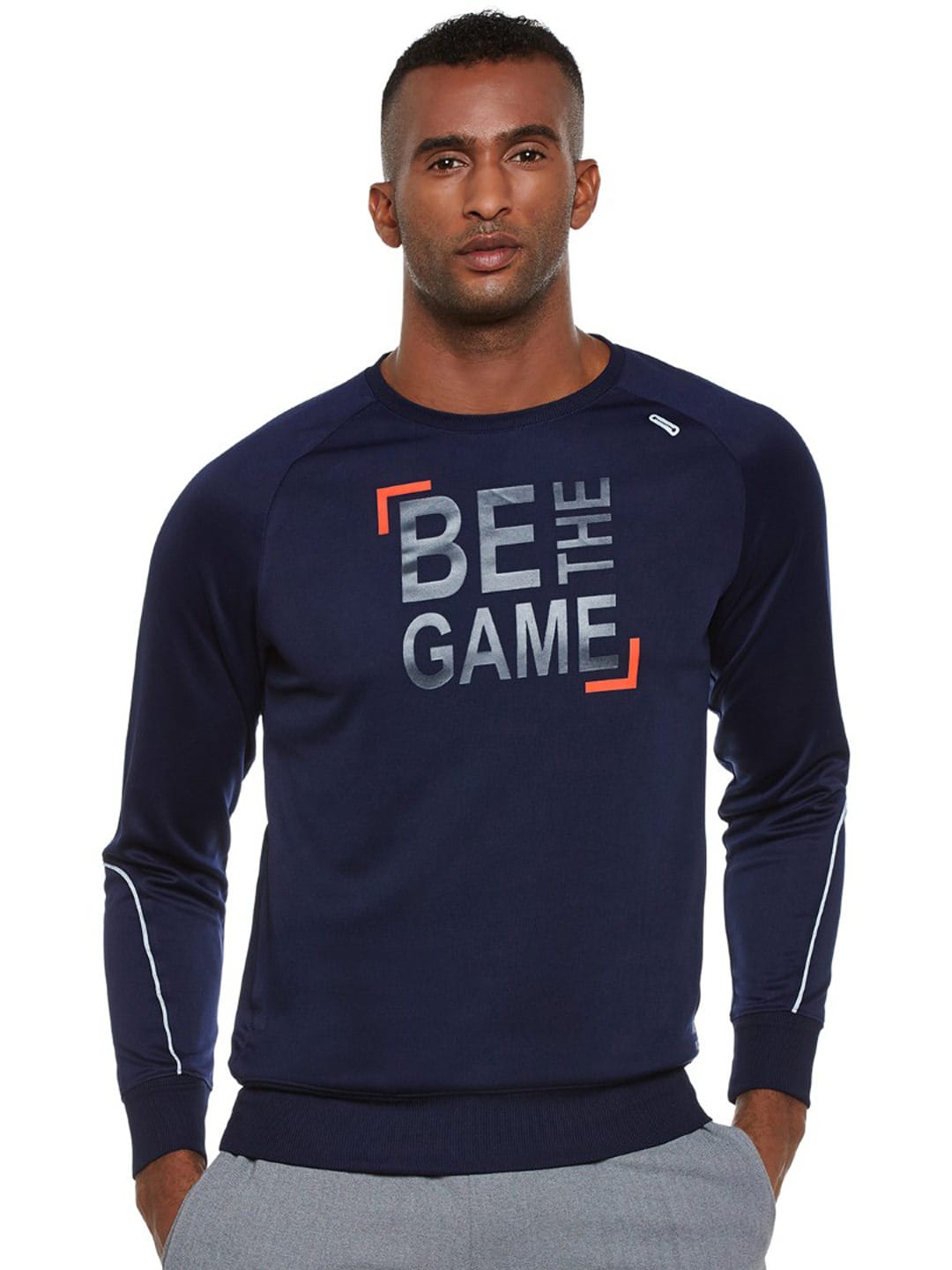 Alcis Mens Navy Sweat Shirt 209MSS019