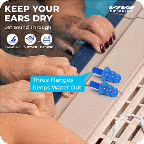 Viva Swimming Combo-704 Senior Kit- Swim Goggles, Caps and Ear plug Combo Set With Case Set- Silicone Non-Slip Material, Anti-Fog, UV Protection For Adults, Boys, Men