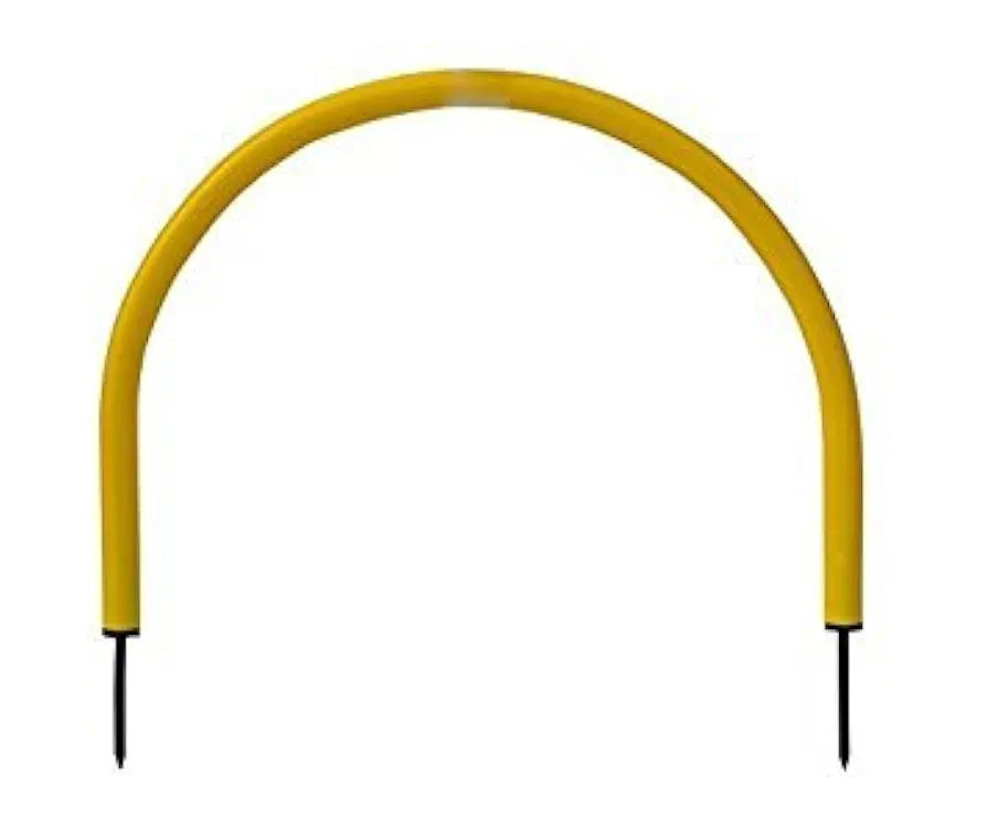 Cougar Football/Soccer Agility Training C-Shape Passing Arcs for Improve Passing Game Made of Heavy Duty Plastic Spikes -Set of 6