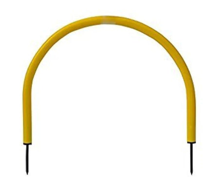 Cougar Football/Soccer Agility Training C-Shape Passing Arcs for Improve Passing Game Made of Heavy Duty Plastic Spikes -Set of 6
