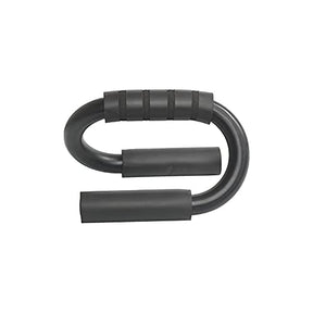 Vector X S-Shape Steel Construction Black Coated Push up Bar Push Up Bars for Men and Women