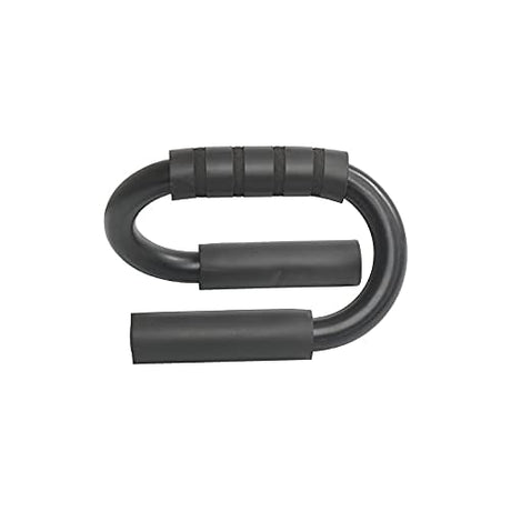 Vector X S-Shape Steel Construction Black Coated Push up Bar Push Up Bars for Men and Women