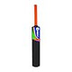 Rmax Black Hybrid Plastic Bat Combo with 4 Pace Heavy Tennis ball 2 Red & 2 Green (BLACK BAT + 4 PACE HEAVY TENNIS BALL) | Kibi Sports