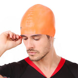 Viva Swimming Silicone Swimming Cap Unisex Soft Waterproof Swimming Pool Head Cap Water Sports Long Hair for Children Kids Boys Girls of All Age (Universal Size, Multicolour)