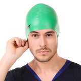 Viva Swimming Silicone Swimming Cap Unisex Soft Waterproof Swimming Pool Head Cap Water Sports Long Hair for Children Kids Boys Girls of All Age (Universal Size, Multicolour)