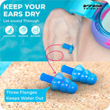 Viva Swimming Combo 616 Swimming Goggles & Swimming Cap, 2 Ear Plug With Nose Clip Swimming Kit Anti-Fog, UV Protection For Adults, Boys, Men