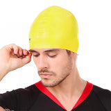 Viva Swimming Silicone Swimming Cap Unisex Soft Waterproof Swimming Pool Head Cap Water Sports Long Hair for Children Kids Boys Girls of All Age (Universal Size, Multicolour)