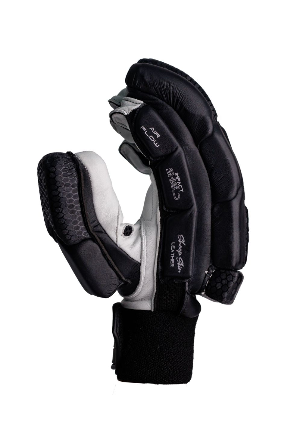 Cricket Batting Gloves - Verve splitx - Black