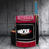 Blast Junior 37L Red Black|Cricket Kit Bag |1 Pocket for Bat |2 Water Bottle Holders|Upto 10yrs Kids Kitbag |Leg pad Upto 12.5 "|Shoe & Accessories Pockets |Lightweight |Dual Opening