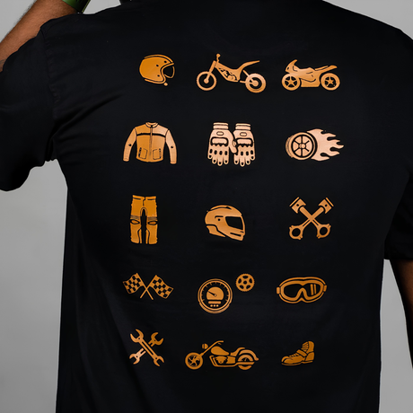 Moto-Life - T-Shirt - Black | 100kmph