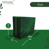 Vedam Yoga Block Set of 2 (Bottel Green) mandala