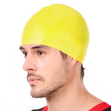 Viva Swimming Silicone Swimming Cap Unisex Soft Waterproof Swimming Pool Head Cap Water Sports Long Hair for Children Kids Boys Girls of All Age (Universal Size, Multicolour)