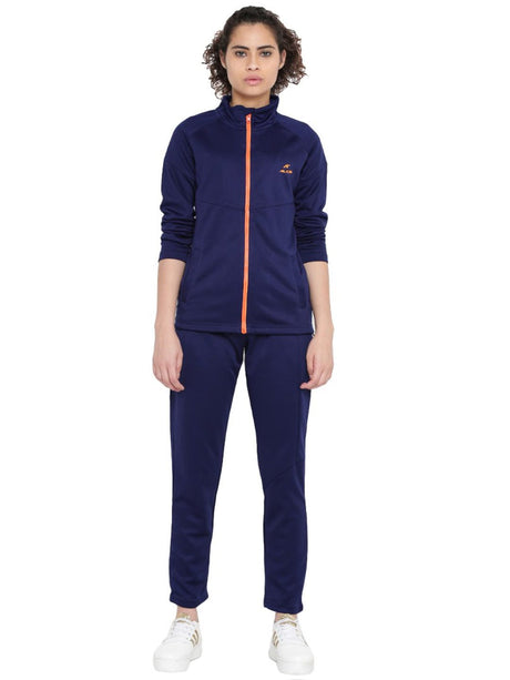 Alcis Women Navy Blue Knitted Tracksuit 251WTS105 | Alcis