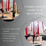 Premium Aerial Yoga hammock – Black