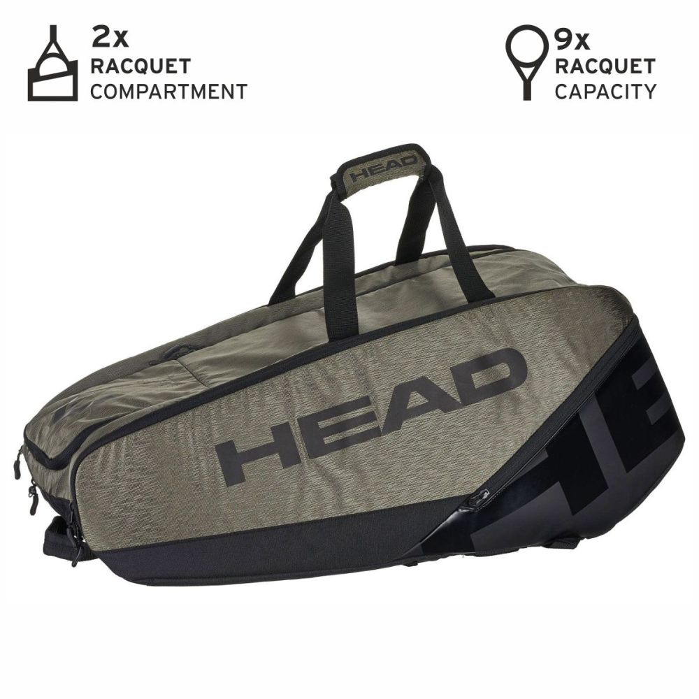 HEAD Pro X Racquet Bag L (Thyme/Black)