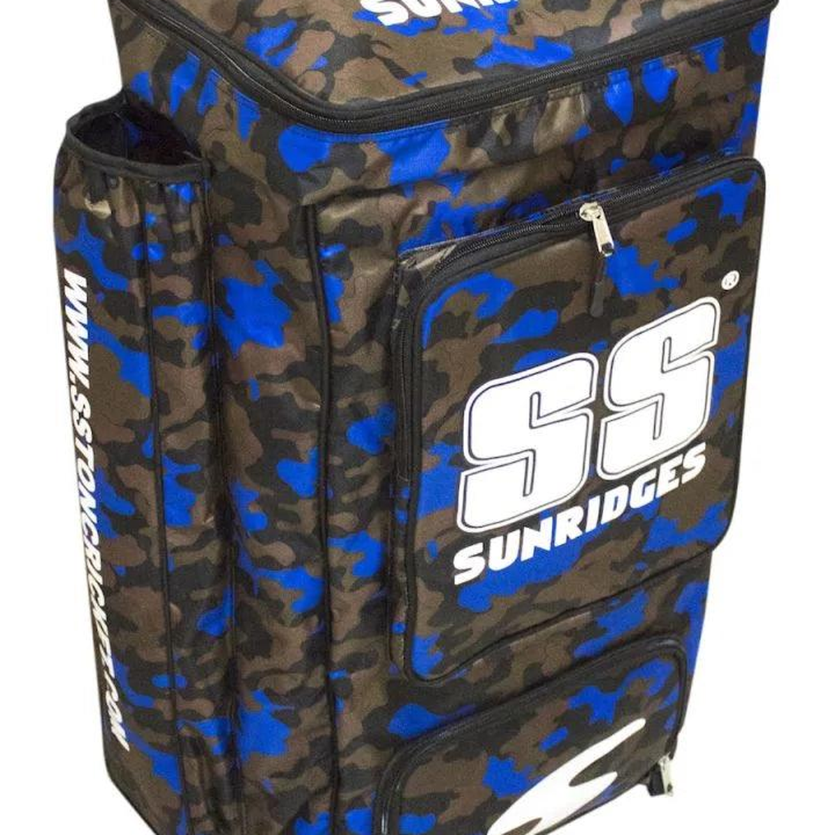 SS CAMO (DUFFLE) BLUE Cricket Kit Bag | KIBI Sports - crop-closeup