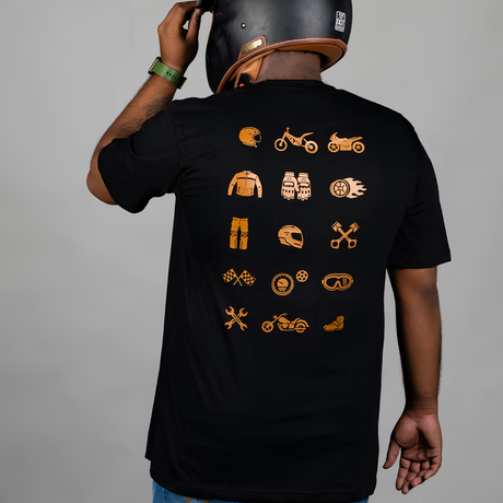Moto-Life - T-Shirt - Black | 100kmph