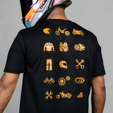 Moto-Life - T-Shirt - Black
